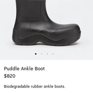 Bottega puddle ankle boots